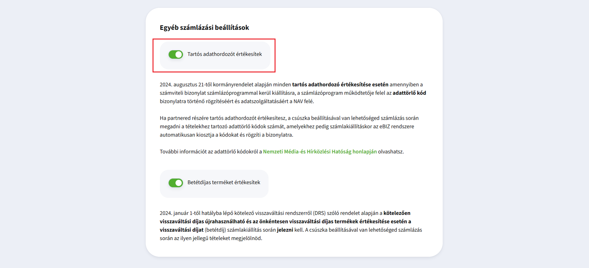 Tudástár - Adattörlő kód 1